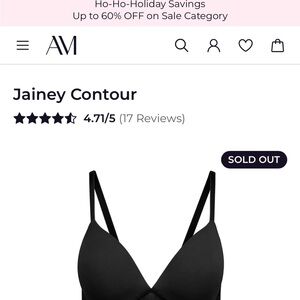 Adore Me Black Contour Bra